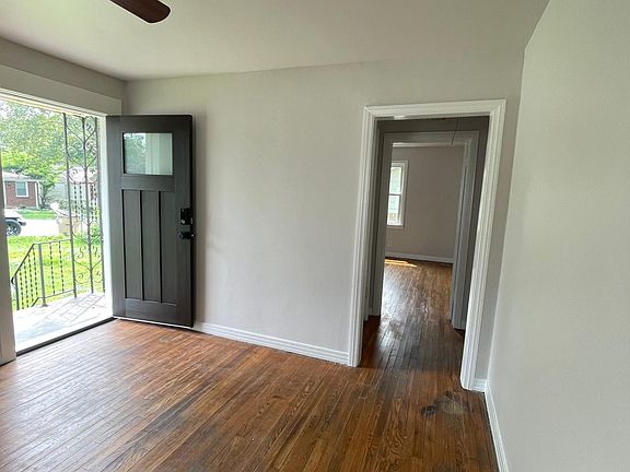 living room, front door