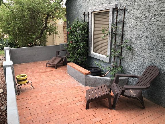 Front patio facing northeast