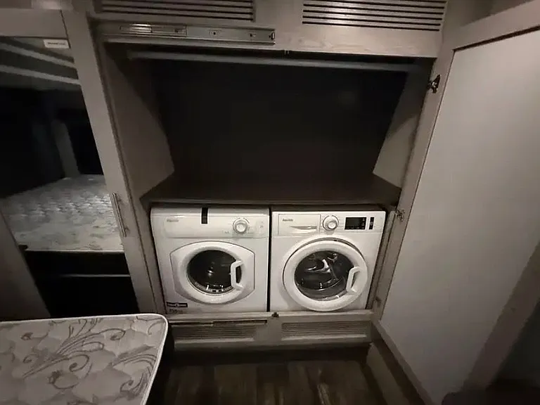 Washer & Dryer in bedroom