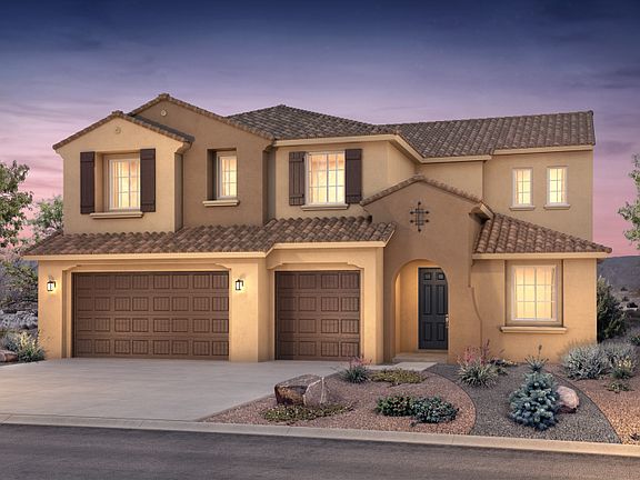 The two-story Messina home is designed with growing families in mind with 5 bedrooms and 3-car garag