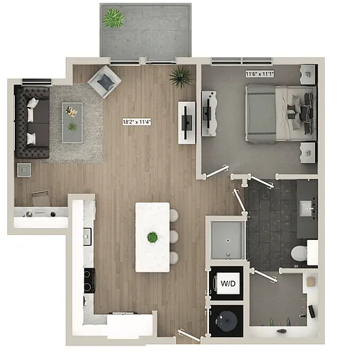 Floor plan A2A