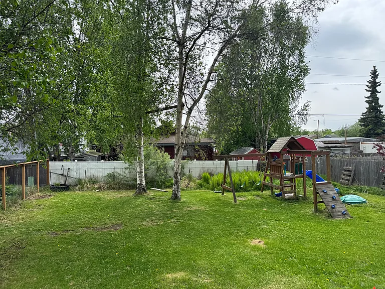 Shared fenced in yard