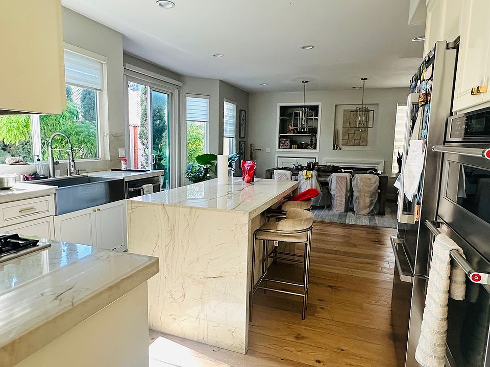 Kitchen and dining room open floor plan
