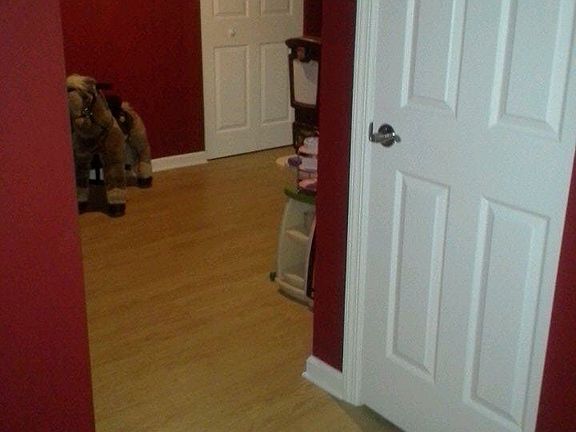 laundry  area far back door 