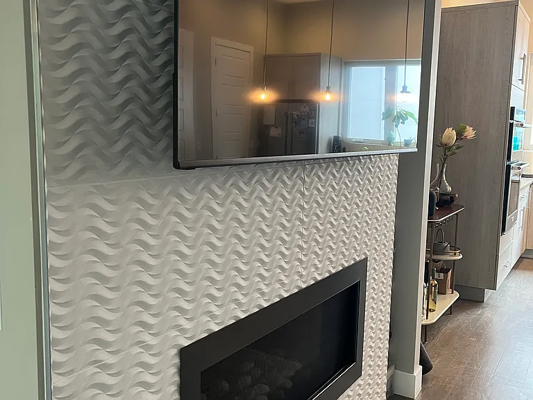 Fireplace in LR