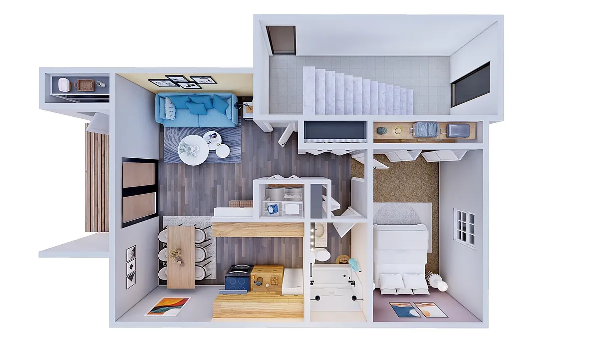 Floor plan TT - 1B | Phase 1