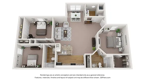 Floor plan The Oak