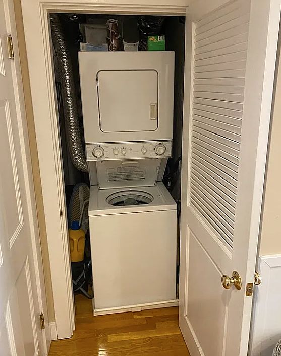 Dated Photo - Newer washer and dryer now occupy unit