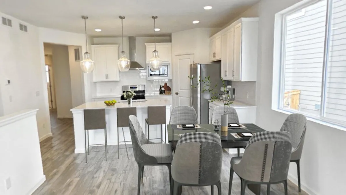 Bright Dining area. - 537 High Point Dr #A