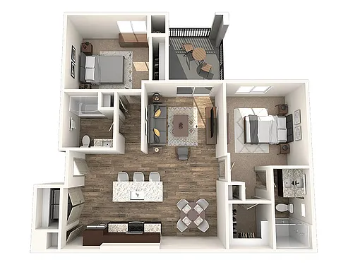Floor plan 2X2-1048