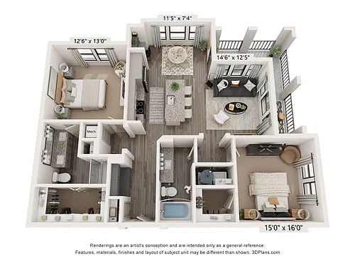 Floor plan B4