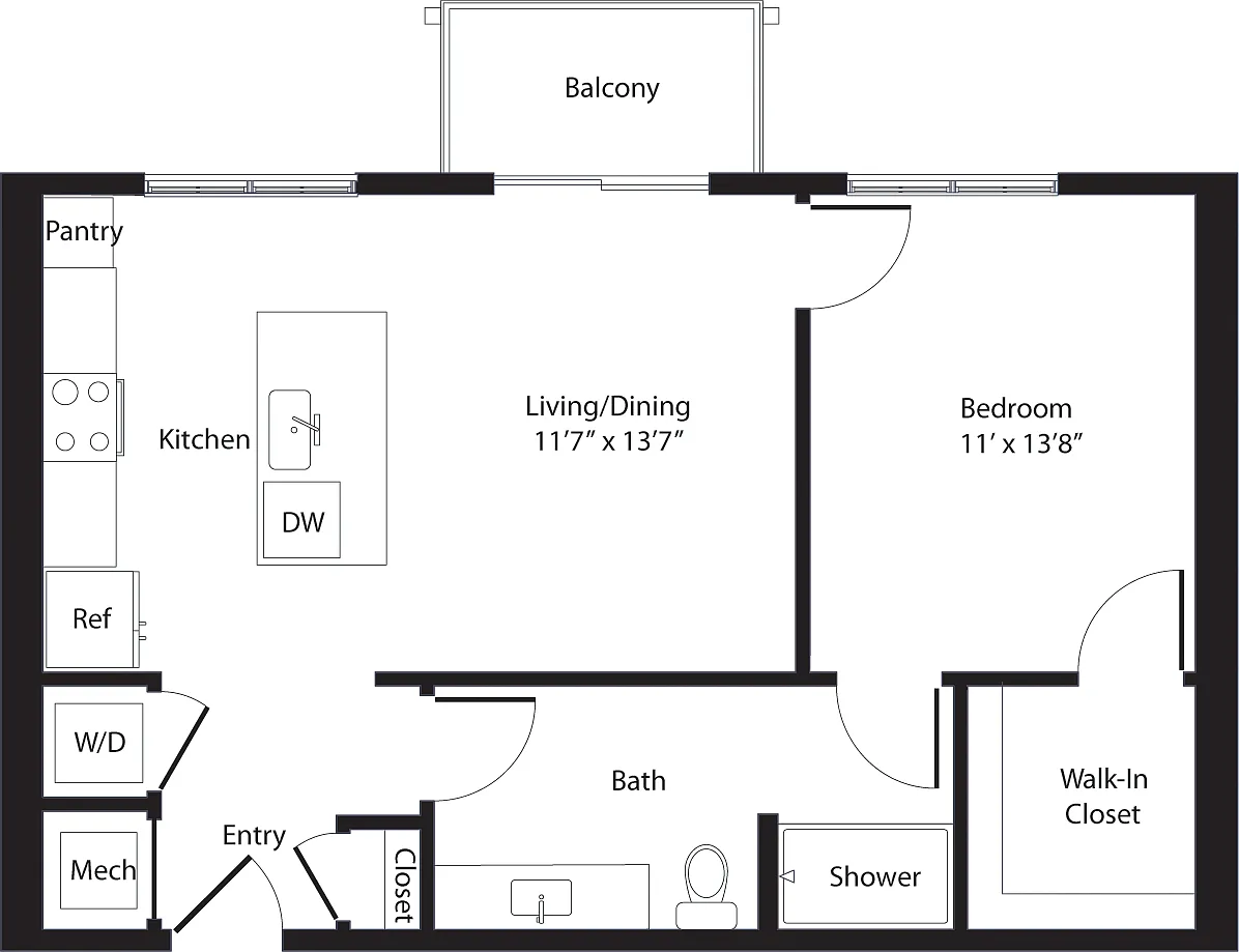 Floor plan Greyhound