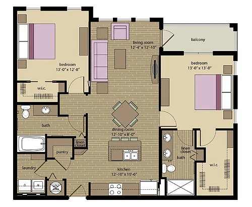 Floor plan B7