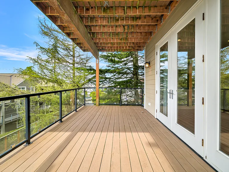 Master bedroom deck.