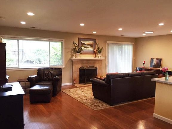 living with fireplace