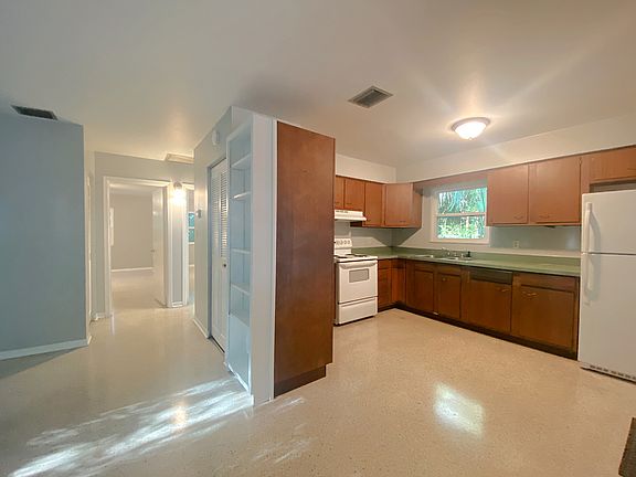 Built in storage and closets in hallway