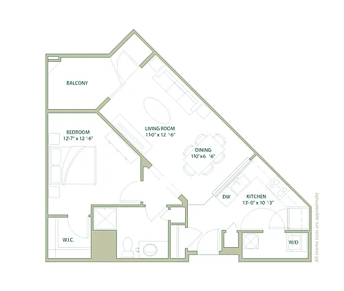 Floor plan A01