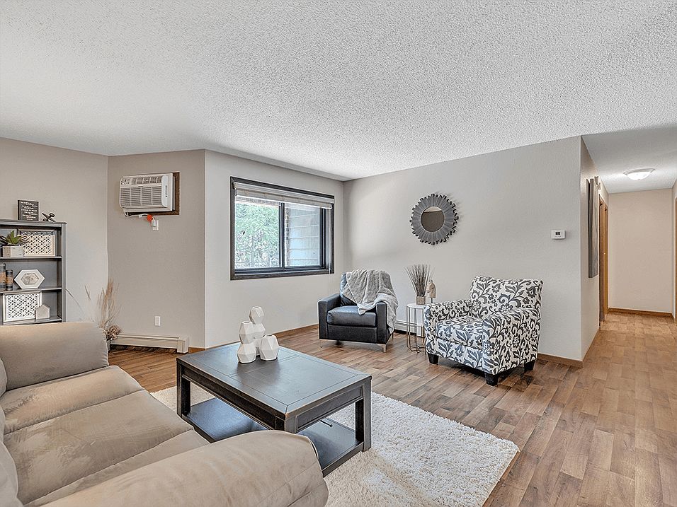 Living Area with Faux Wood Style Flooring!