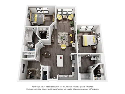 Floor plan 2AS