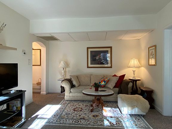 Large living area in an open floor plan