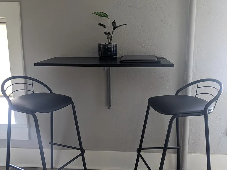 drop down table in kitchen