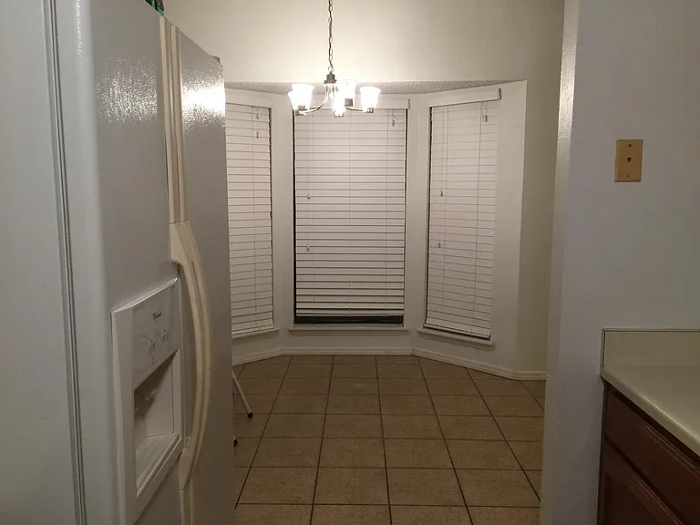 Dining area off kitchen.