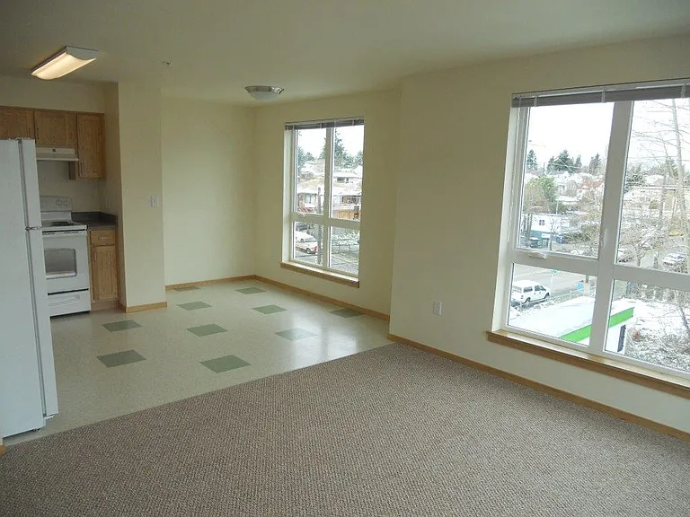 Living, Dining and Kitchen Areas