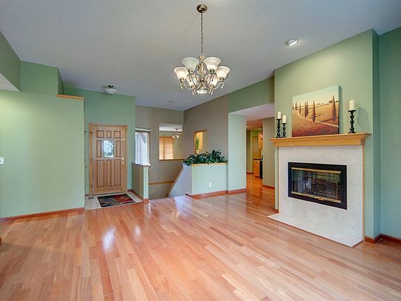 Alternate view of the living room toward the front door.