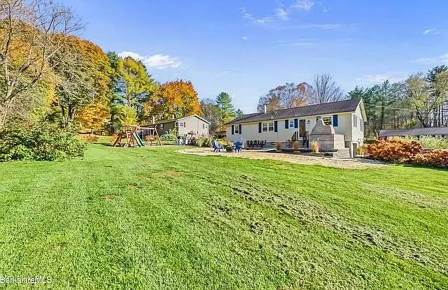 Our lovely back yard. We have a 1/3 of an acre!