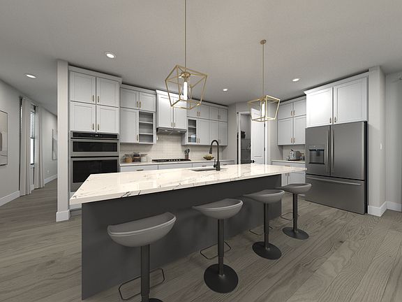 Skip takeout and prep dinner in the well-appointed kitchen.