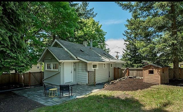 house with patio