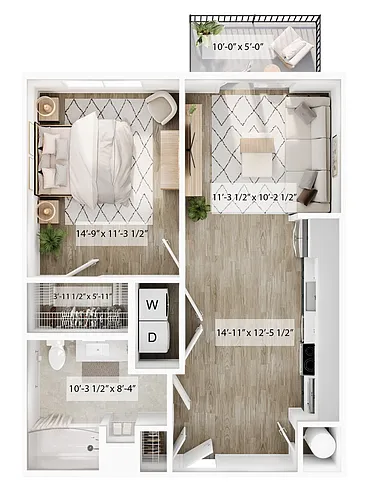 Floor plan The Carver ACC