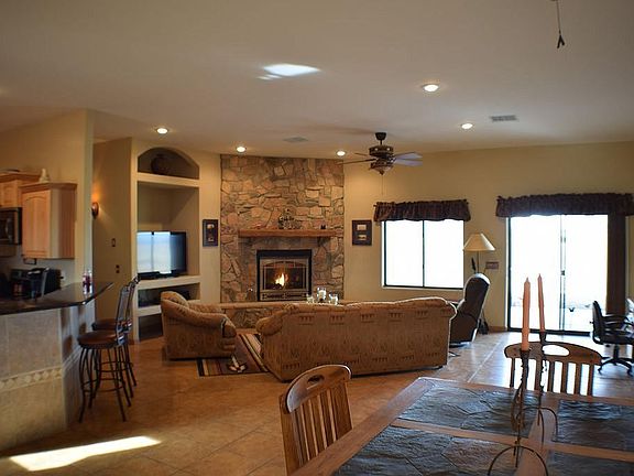 cultured stone fireplace