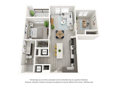Floor plan A1G