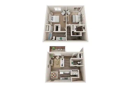 Floor plan 2x1.5TH-LR