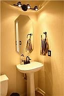 Half bath off kitchen
