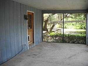Screened porch view