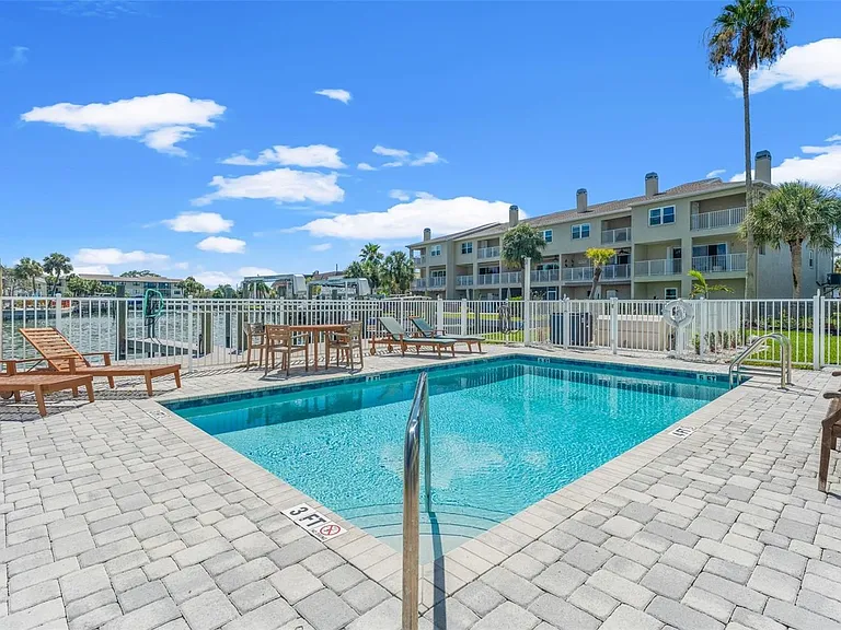 Community Pool right outside patio