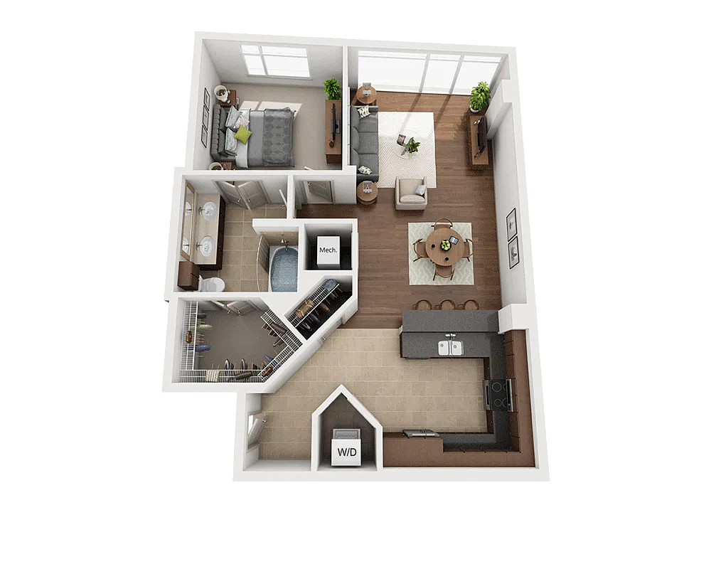 Floor plan Plan C (A1C)