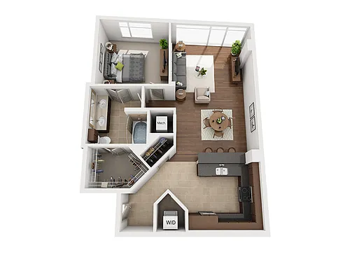 Floor plan Plan C (A1C)