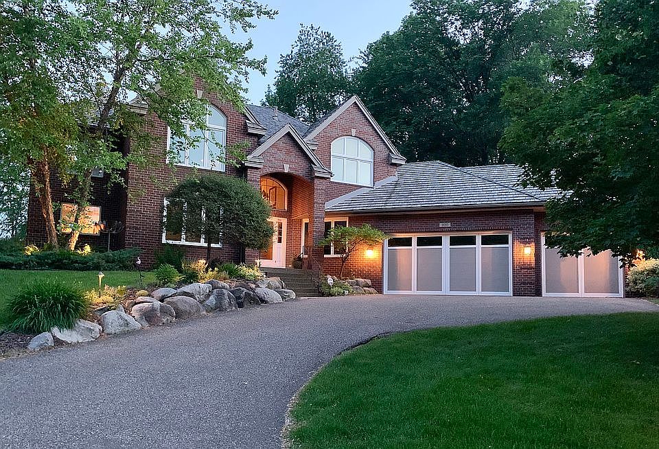 Front view at dusk