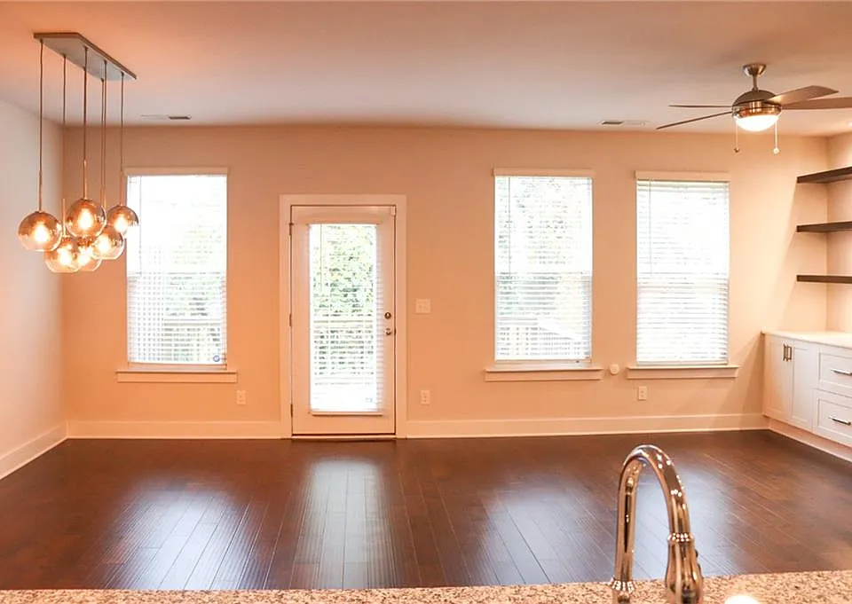 Open concept layout