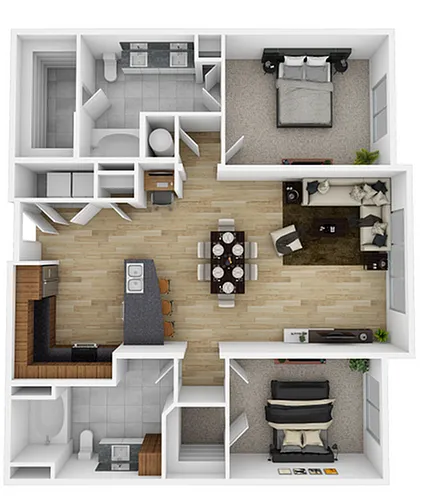 Floor plan B20D