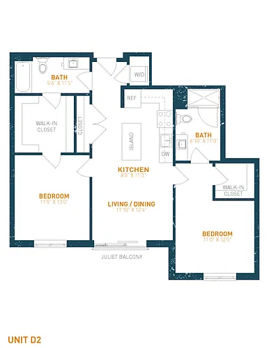 Floor plan 2D2