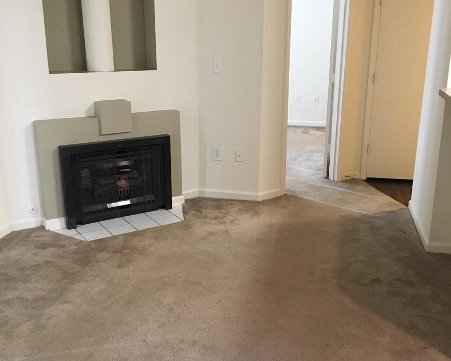 Living Room, Fireplace, Bedroom door