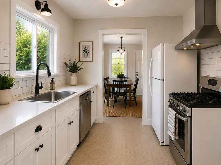 Remodeled kitchen