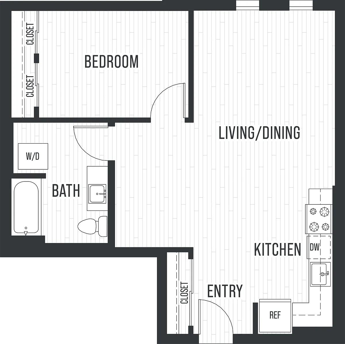 Floor plan 1J