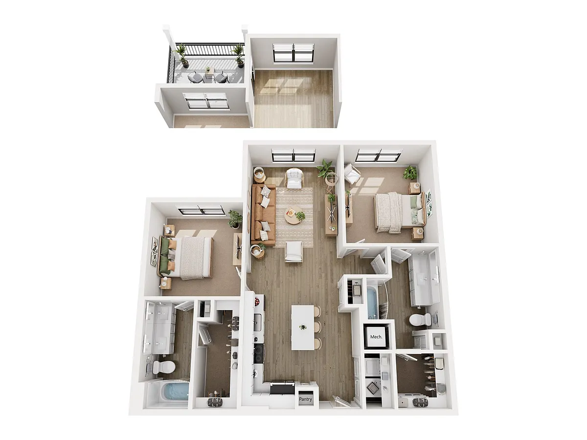 Floor plan Sienna B2 Affordable 80