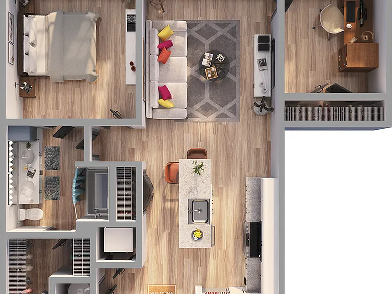 Emerson at Montford Park - A16 Floor Plan Emerson at Montford Park - A16 Floor Plan
