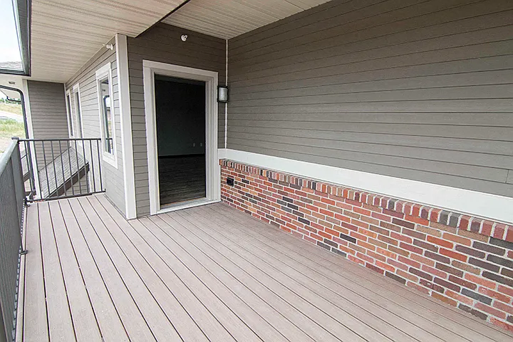 Each villa includes a spacious patio or deck to enjoy the outdoors.